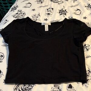 Black Crop Top